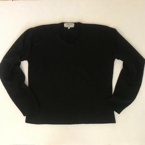 Yves Saint Laurent Crewneck Elbow Patch Sweater M